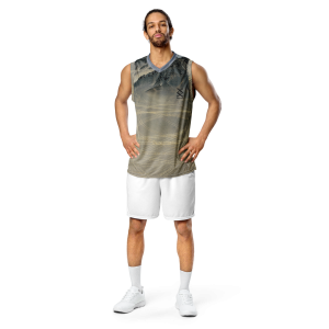 Recycled unisex basketball jersey